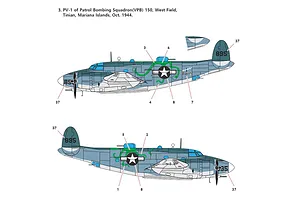 Academy 1/72 USN PV-1 'Patrol Bomber' Scaled Plastic Model Kit with Aus Decals image 116253