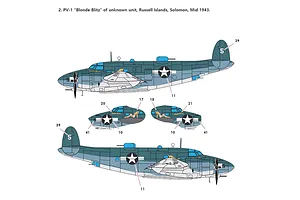 Academy 1/72 USN PV-1 'Patrol Bomber' Scaled Plastic Model Kit with Aus Decals image 116255