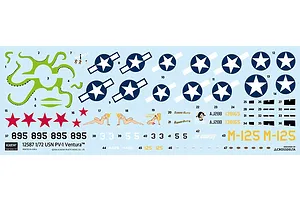 Academy 1/72 USN PV-1 'Patrol Bomber' Scaled Plastic Model Kit with Aus Decals image 116256