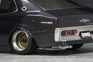 Pandora RC 1/10 Unpainted Dual Muffler - Black image 116414