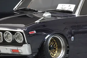 Pandora RC 1/10 Unpainted Fender Mirror - Black image 116420