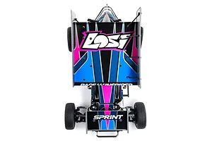 Losi 22S Sprint RC Sprint Car Electric Brushless 2WD 1/10 Scale RTR - Blue image 116440