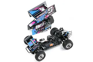 Losi 22S Sprint RC Sprint Car Electric Brushless 2WD 1/10 Scale RTR - Blue image 116442
