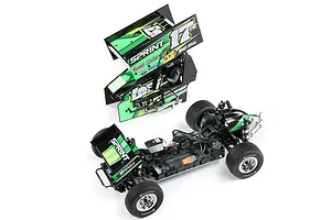 Losi 22S Sprint RC Sprint Car Electric Brushless 2WD 1/10 Scale RTR - Green image 116458