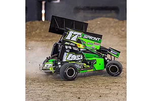 Losi 22S Sprint RC Sprint Car Electric Brushless 2WD 1/10 Scale RTR - Green image 116466