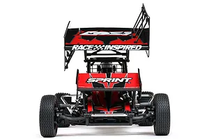 Losi 22S Sprint RC Sprint Car Electric Brushless 2WD 1/10 Scale RTR Bundle - Red image 116471