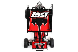 Losi 22S Sprint RC Sprint Car Electric Brushless 2WD 1/10 Scale RTR Bundle - Red image 116473