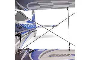 E-Flite RC Plane 4-Site 3D FF (Flat Foamy) 800mm 3D Aerobatic BNF Basic with AS3X+ and Safe Select Technology image 116494