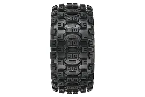 Pro-Line 5.7" Badlands MX57 Tyres on Black Raid Rims - Glued Wheels 2Pcs image 116613