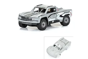 Pro-Line 1/16 2019 Chevy Trophy Truck Painted Body Shell - Grey image 116646