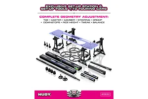 Hudy 1/10 Touring Set Up Station with Carry Bag image 116725