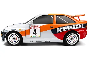 HPI WR8 Flux Ford Escort RS Cosworth RC Rally Car Electric Brushless 4WD 1/8 Scale RTR - Repsol Livery image 116764