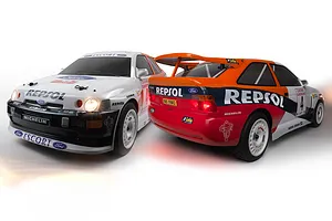 HPI WR8 Flux Ford Escort RS Cosworth RC Rally Car Electric Brushless 4WD 1/8 Scale RTR - Repsol Livery image 116769