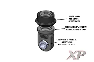 Reefs RC Aluminium 90mm XP Adjustable Shocks 2Pcs image 116796