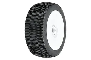 Pro-Line 3.3" Convict S3 Buggy Tyres on White Velocity Rims - Glued Wheels 2Pcs image 116964