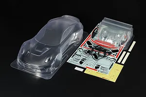 Tamiya 1/10 Porsche 911 GT3 R 992 Unpainted Body Shell - Clear