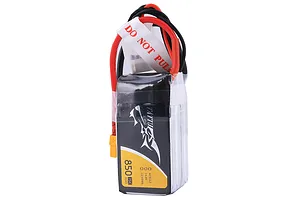 Tattu 14.8V 850mAh 75C 4S Soft Case LiPo Battery image 117144