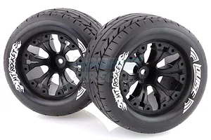 Louise 2.8" MT-Rocket Tyres on Black Rims - Glued Wheels 2Pcs image 11717