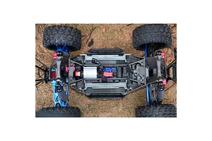 GPM Blue Aluminium X-Maxx Steering Link w/ Hardware image 117180