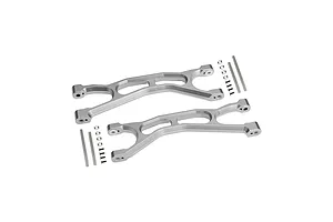GPM Grey Silver Aluminium Front / Rear Upper Suspension Arms 2Pcs