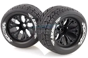 Louise 2.8" MT-Rocket Tyres on Black Rims - Glued Wheels 2Pcs image 11724