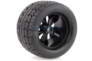 Louise 2.8" MT-Rocket Tyres on Black Rims - Glued Wheels 2Pcs image 11727