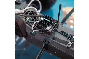 ARRMA Fury Mega 550 RC Short Course Truck Electric 2WD 1/10 Scale RTR - Blue image 117580