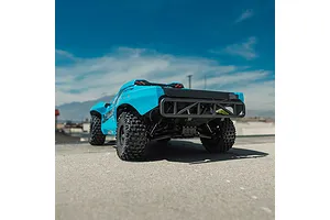 ARRMA Fury Mega 550 RC Short Course Truck Electric 2WD 1/10 Scale RTR - Blue image 117585