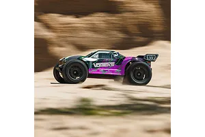 ARRMA Vorteks Mega 550 RC Stadium Truck Electric 2WD 1/10 Scale RTR - Purple image 117601