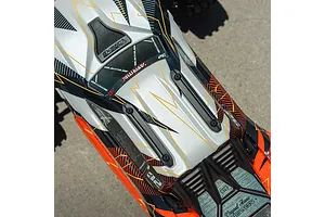 ARRMA Vorteks Mega 550 RC Stadium Truck Electric 2WD 1/10 Scale RTR - Orange image 117610