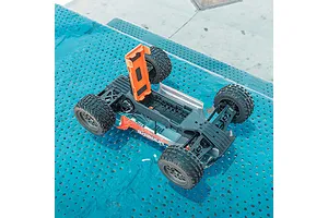 ARRMA Vorteks Mega 550 RC Stadium Truck Electric 2WD 1/10 Scale RTR - Orange image 117615