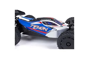 ARRMA Typhon Grom Mega 380 4X4 RC Buggy Electric 4WD 1/14 Scale RTR - Blue/Silver image 117730
