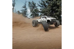 ARRMA Big Rock 6S BLX 4x4 RC Monster Truck Electric Brushless 4WD 1/7 Scale RTR - White image 117769