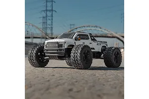 ARRMA Big Rock 6S BLX 4x4 RC Monster Truck Electric Brushless 4WD 1/7 Scale RTR - White image 117770