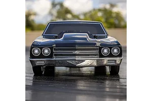 Losi 1970 Chevelle No Prep RC Drag Car Electric Brushless 2WD 1/16 Scale RTR - Black image 117996