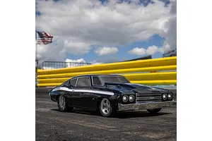 Losi 1970 Chevelle No Prep RC Drag Car Electric Brushless 2WD 1/16 Scale RTR - Black image 117997