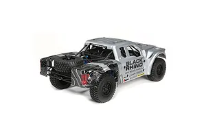 Losi Baja Rey Ford Raptor RC Short Course Truck Electric Brushless 4WD 1/10 Scale RTR - Black Rhino Edition image 118074
