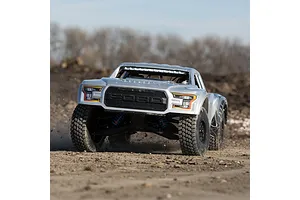 Losi Baja Rey Ford Raptor RC Short Course Truck Electric Brushless 4WD 1/10 Scale RTR - Black Rhino Edition image 118080