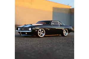 Losi 1969 Chevy Camaro V100 RC Car Electric 4WD 1/10 Scale RTR - Black image 118146