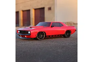 Losi 1969 Chevy Camaro V100 RC Car Electric 4WD 1/10 Scale RTR - Red image 118160