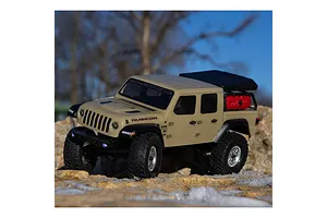 Axial SCX24 Jeep Gladiator RC Rock Crawler Electric 4WD 1/24 Scale RTR - Beige image 118194