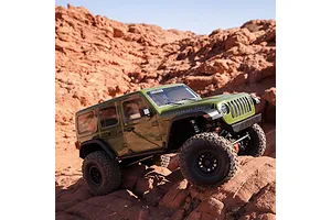 Axial SCX6 Jeep JLU Wrangler RC Rock Crawler Electric Brushless 4WD 1/6 Scale RTR - Green image 118270