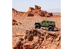 Axial SCX6 Jeep JLU Wrangler RC Rock Crawler Electric Brushless 4WD 1/6 Scale RTR - Green image 118271