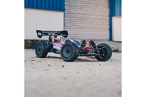 ARRMA Typhon TLR Tuned RC Buggy Electric 4WD 1/8 Scale Roller - Pink/Purple image 118306