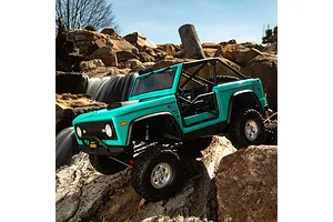 Axial SCX10 III Early Ford Bronco RC Rock Crawler Electric 4WD 1/10 Scale RTR - Turquoise Blue image 118340
