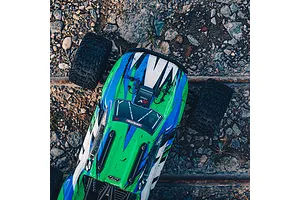 ARRMA VORTEKS 4x4 3S BLX RC Stadium Truck Electric Brushless 4WD 1/10 Scale RTR - Green image 118417