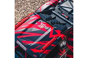 ARRMA MOJAVE 6S V2 BLX Desert Racer RC Short Course Truck Electric Brushless 4WD 1/7 Scale RTR - Red/Black image 118487