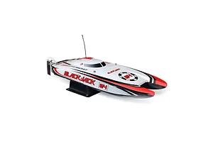 Pro Boat Blackjack 24" Catamaran Brushless Electric RC Speed Boat - Red & White image 118850