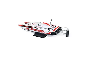 Pro Boat Blackjack 24" Catamaran Brushless Electric RC Speed Boat - Red & White image 118851