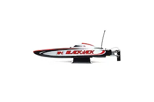 Pro Boat Blackjack 24" Catamaran Brushless Electric RC Speed Boat - Red & White image 118852